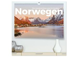 9783383981999 - Norwegen - Das wunderschöne Land im Norden (hochwertiger Premium Wandkalender 2025 DIN A2 quer) Kunstdruck in Hochglanz