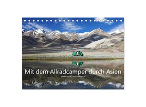 9783383982446 - Mit dem Allradcamper durch Asien (Tischkalender 2025 DIN A5 quer) CALVENDO Monatskalender