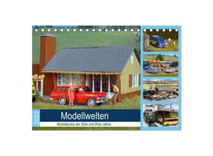 9783383982736 - Modellwelten Modellautos der 50er und 60er Jahre (Tischkalender 2025 DIN A5 quer) CALVENDO Monatskalender