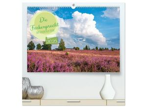 9783383983368 - Die Farbenpracht der Lüneburger Heide (hochwertiger Premium Wandkalender 2025 DIN A2 quer) Kunstdruck in Hochglanz