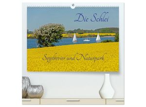 9783383983993 - Die Schlei - Segelrevier und Naturpark (hochwertiger Premium Wandkalender 2025 DIN A2 quer) Kunstdruck in Hochglanz