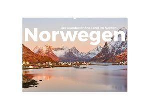 9783383986277 - Norwegen - Das wunderschöne Land im Norden (Wandkalender 2025 DIN A2 quer) CALVENDO Monatskalender