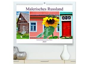 9783383987946 - Malerisches Russland - Dorfarchitektur im Gebiet Pskow (hochwertiger Premium Wandkalender 2025 DIN A2 quer) Kunstdruck in Hochglanz