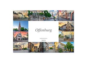 9783383988257 - Offenburg Impressionen (Tischkalender 2025 DIN A5 quer) CALVENDO Monatskalender