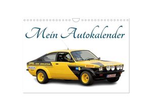 9783383988615 - Mein Autokalender (Wandkalender 2025 DIN A4 quer) CALVENDO Monatskalender