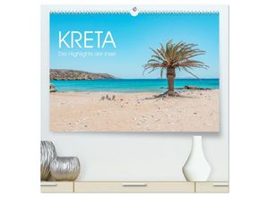 9783383990359 - Kreta - Die Highlights der Insel (hochwertiger Premium Wandkalender 2025 DIN A2 quer) Kunstdruck in Hochglanz