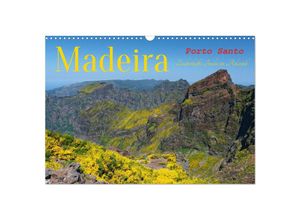 9783383990717 - Madeira und Porto Santo (Wandkalender 2025 DIN A3 quer) CALVENDO Monatskalender