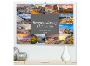 9783383990854 - Bergwanderung Dolomiten rund um die Drei Zinnen (hochwertiger Premium Wandkalender 2025 DIN A2 quer) Kunstdruck in Hochglanz