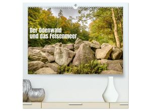 9783383991660 - Der Odenwald und das Felsenmeer (hochwertiger Premium Wandkalender 2025 DIN A2 quer) Kunstdruck in Hochglanz