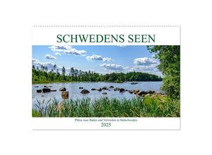 9783383994425 - Schwedens Seen (Wandkalender 2025 DIN A2 quer) CALVENDO Monatskalender