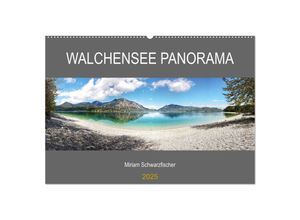 9783383995644 - Walchensee Panorama (Wandkalender 2025 DIN A2 quer) CALVENDO Monatskalender