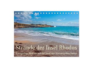 9783383996900 - Strände der Insel Rhodos (Tischkalender 2025 DIN A5 quer) CALVENDO Monatskalender