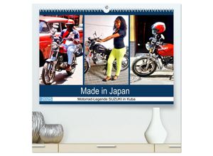 9783383997235 - Made in Japan - Motorrad-Legende Suzuki in Kuba (hochwertiger Premium Wandkalender 2025 DIN A2 quer) Kunstdruck in Hochglanz