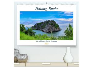 9783383997488 - Halong-Bucht - die schönsten Inseln Vietnams (hochwertiger Premium Wandkalender 2025 DIN A2 quer) Kunstdruck in Hochglanz