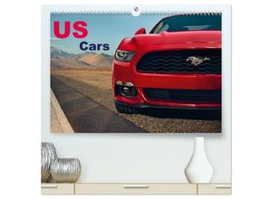 9783383997570 - US Cars Kalender (hochwertiger Premium Wandkalender 2025 DIN A2 quer) Kunstdruck in Hochglanz