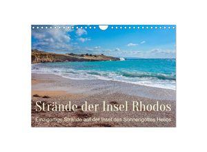 9783383998133 - Strände der Insel Rhodos (Wandkalender 2025 DIN A4 quer) CALVENDO Monatskalender