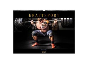 9783383998577 - Kraftsport (Wandkalender 2025 DIN A2 quer) CALVENDO Monatskalender