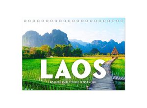 9783383999680 - Laos - Abseits der Touristenströme (Tischkalender 2025 DIN A5 quer) CALVENDO Monatskalender