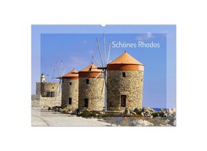 9783383999789 - Schönes Rhodos (Wandkalender 2025 DIN A2 quer) CALVENDO Monatskalender