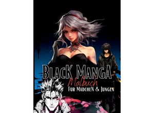 9783384006776 - Black Manga Malbuch - Lucy´s Manga Malbücher Kartoniert (TB)