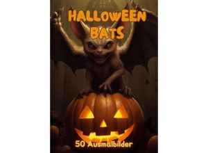 9783384041876 - Halloween Bats - 50 Ausmalbilder - Diana Kluge Kartoniert (TB)