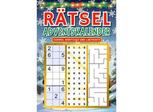 9783384055149 - Rätsel Adventskalender 2023 Weihnachtsgeschenk für erwachsene - Isamrätsel Verlag Kartoniert (TB)