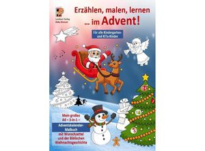 9783384056191 - Erzählen malen lernen  im Advent! - Gaby Grosser Kartoniert (TB)