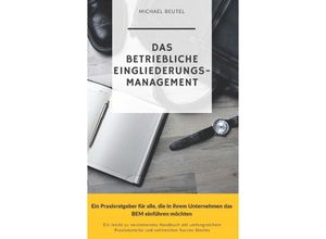 9783384065131 - Das Betriebliche Eingliederungsmanagement - Michael Beutel Kartoniert (TB)