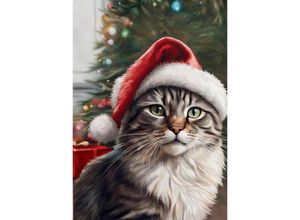 9783384067821 - Katzen Notizheft Weihnachten Süßes Katze Notizbuch mit 55 Motivationssprüchen Leben und Katzenliebe Geschenkidee für Katzenliebhaber Frauen Teenager Kinder zum Weihnachten Wichtelgeschenk - Kenya Kooper Kartoniert (TB)