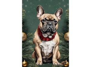 9783384068101 - Notizbuch Weihnachten Hund Französische Bulldogge Frenchie Notizheft Journal Tagebuch mit 55 inspirierenden Zitaten Geschenkidee Wichteln Weihnachtsgeschenk Geschenkartikel Tierliebhaber - Beau Barkside Kartoniert (TB)