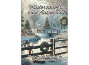 9783384074201 - Winterzauber zum Ausmalen - Diana Kluge Kartoniert (TB)