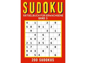 9783384092021 - Sudoku Rätselbuch für erwachsene - Band 3 - Isamrätsel Verlag Kartoniert (TB)