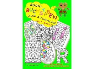 9783384114822 - Such-Buchstaben zum Ausmalen - YoshiHeartART Kartoniert (TB)