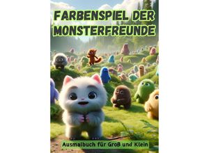 9783384123589 - Farbenspiel der Monsterfreunde - Maxi Pinselzauber Kartoniert (TB)