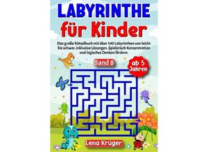 9783384157171 - Labyrinthe für Kinder ab 5 Jahren - Band 8 - Lena Krüger Kartoniert (TB)