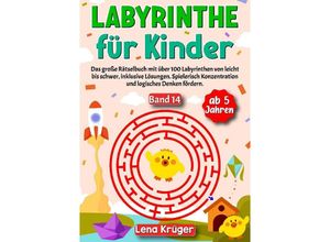 9783384170880 - Labyrinthe für Kinder ab 5 Jahren - Band 14 - Lena Krüger Kartoniert (TB)