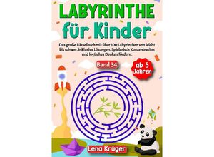 9783384183569 - Labyrinthe für Kinder ab 5 Jahren - Band 34 - Lena Krüger Kartoniert (TB)