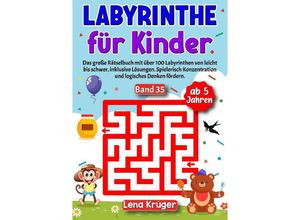 9783384184917 - Labyrinthe für Kinder ab 5 Jahren - Band 35 - Lena Krüger Kartoniert (TB)