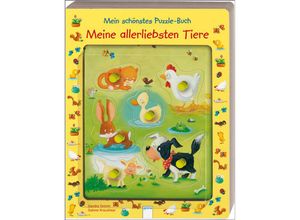 9783401704494 - Mein schönstes Puzzle-Buch   Mein schönstes Puzzle-Buch - Meine allerliebsten Tiere - Sandra Grimm Pappband