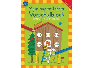 9783401716312 - Mein superstarker Vorschulblock   Mein superstarker Vorschulblock Zahlen Formen Buchstaben - Inge Jauß Kartoniert (TB)