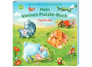 9783401718125 - Mein kleines Puzzle-Buch Tierkinder - Franziska Jaekel Pappband