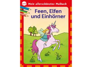 9783401719412 - Mein allerschönstes Malbuch Feen Elfen Einhörner - Birgitta Nicolas Kartoniert (TB)