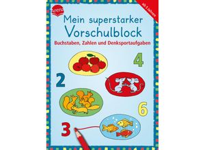 9783401719498 - Mein superstarker Vorschulblock Buchstaben Zahlen und Denksportaufgaben - Friederike Barnhusen Kartoniert (TB)