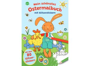 9783401720326 - Mein schönstes Ostermalbuch mit Glitzerstickern (Mit über 80 Glitzerstickern) - Silke Reimers Kartoniert (TB)