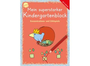 9783401720630 - Mein superstarker Kindergartenblock Konzentrations- und Zählspiele - Edith Thabet Lena Roth Katja Schmiedeskamp Kartoniert (TB)