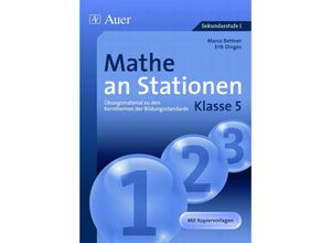 9783403049241 - Stationentraining Sek Mathematik   Mathe an Stationen Klasse 5 - Marco Bettner Erik Dinges Geheftet