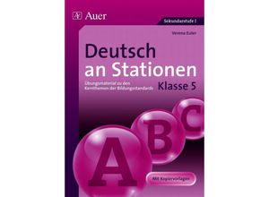 9783403049258 - Stationentraining Sekundarstufe Deutsch   Deutsch an Stationen Klasse 5 - Verena Euler Geheftet