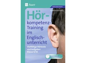 9783403070696 - Hörkompetenz-Training im Englischunterricht   Hörkompetenz-Training im Englischunterricht 9-10 m 1 CD-ROM - Robert Kleinschroth Peter Oldham Gebunden