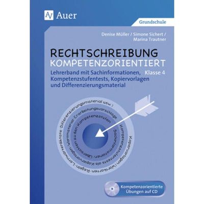 9783403074144 - Rechtschreibung kompetenzorientiert Rechtschreibung kompetenzorientiert - Klasse 4 LB m 1 CD-ROM - m 1 Audio-CD Rechtschreibung kompetenzorientiert - Klasse 4 LB