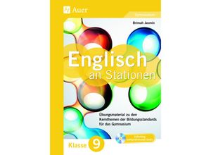 9783403080473 - Stationentraining Sekundarstufe Englisch   Englisch an Stationen 9 Gymnasium m 1 CD-ROM - Brimah Jasmin Gebunden